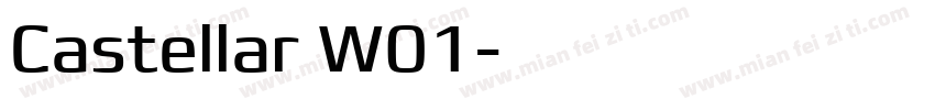 Castellar W01字体转换